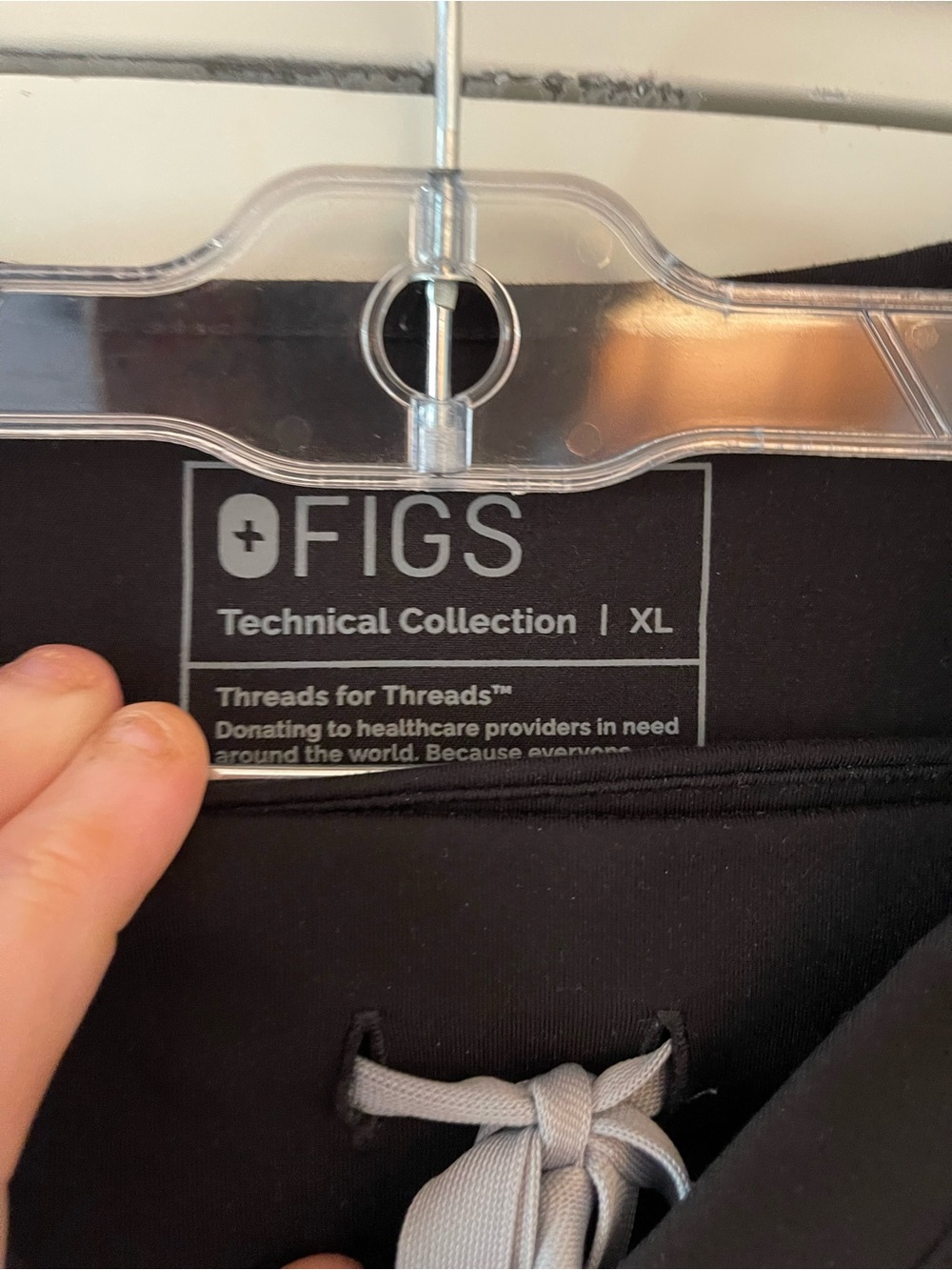 FIGS scrubs women set Top XL Pants XL/T Black nursing Medical - Picture 4 of 9